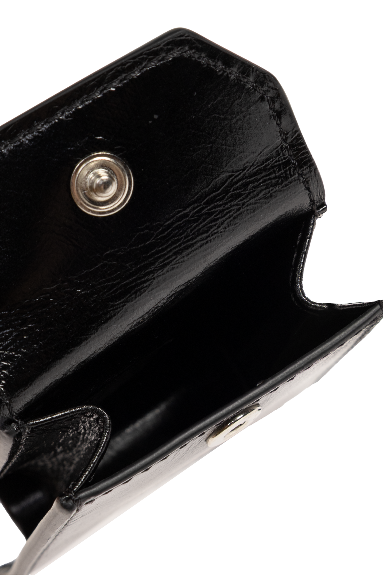 マルジェラ　ORIGAMI LEATHER KEY RING POUCH Maison Margiela Leather pouch with keychain | Men's | Vitkac